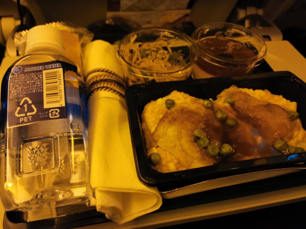 カタール航空の機内食