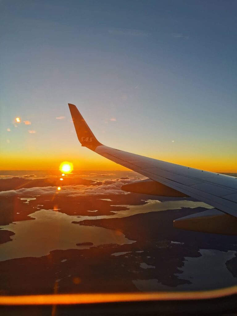 フィヨルドのサンセット