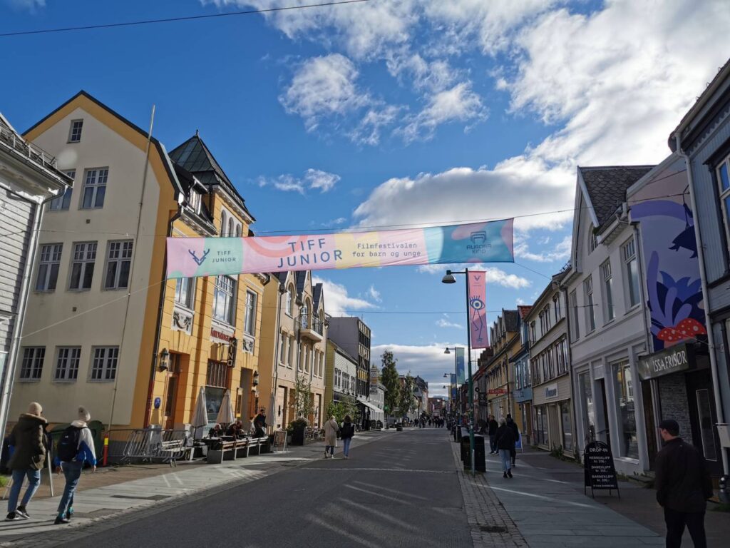 トロムソ中心街の様子