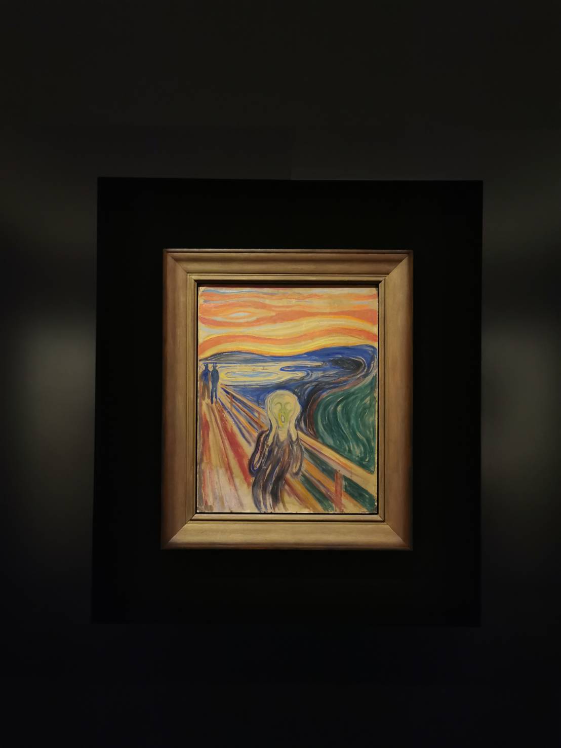 ムンク、『イェロイ島のグリムスローにある家の前で』、希少な画集より ムンク、『イェロイ島のグリムスローにある家の前で』、希少な