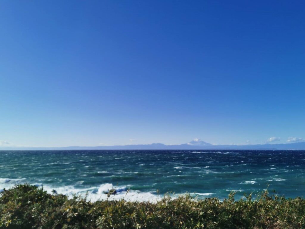 荒崎公園の夕日の丘