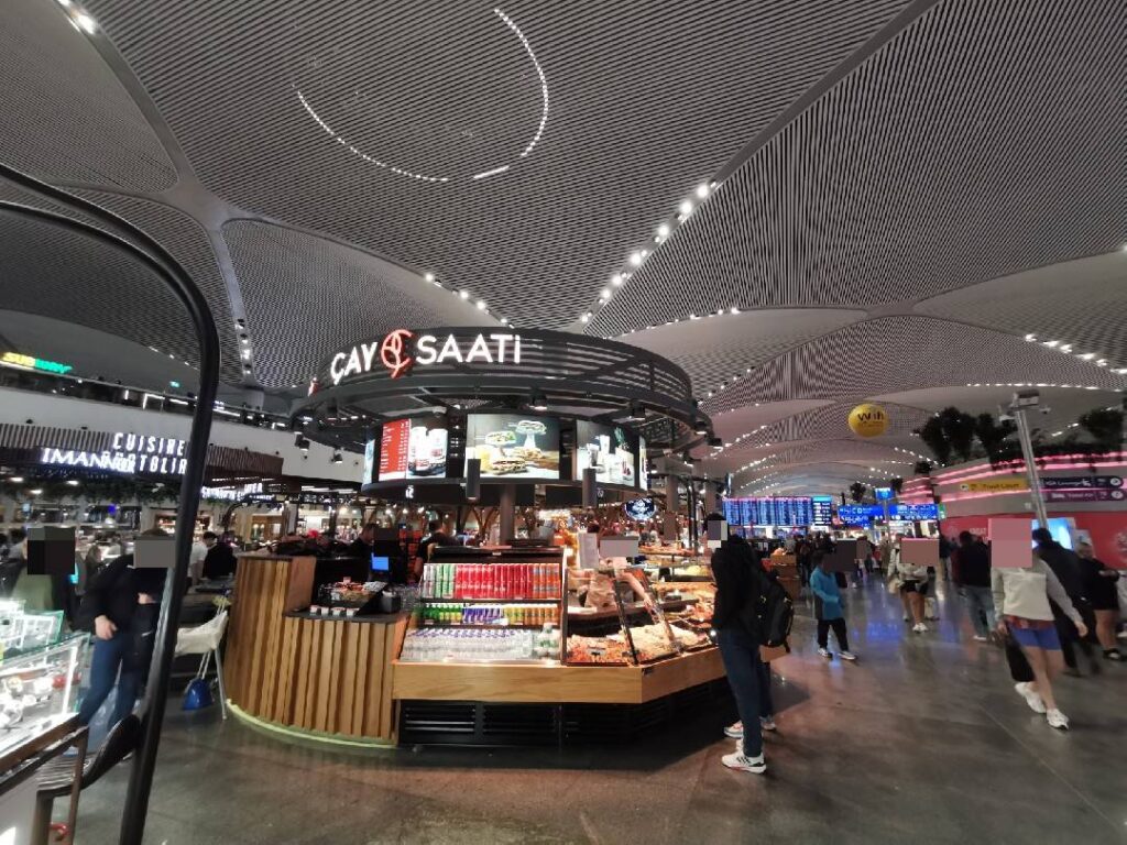 イスタンブール空港のテイクアウトカフェ