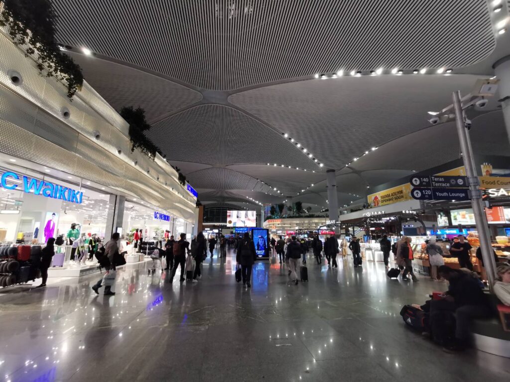イスタンブール空港の様子