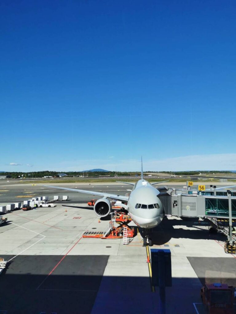 オスロ空港の滑走路